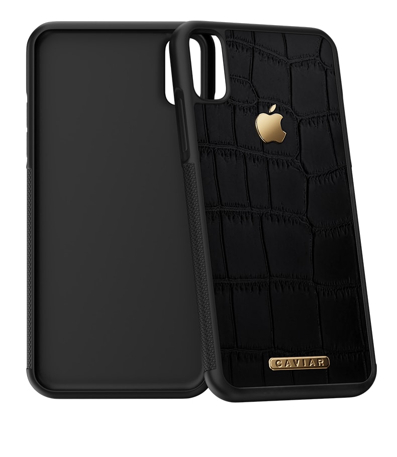 

Caviar Кейс для IPhone X Soft Classic Alligatore Golg